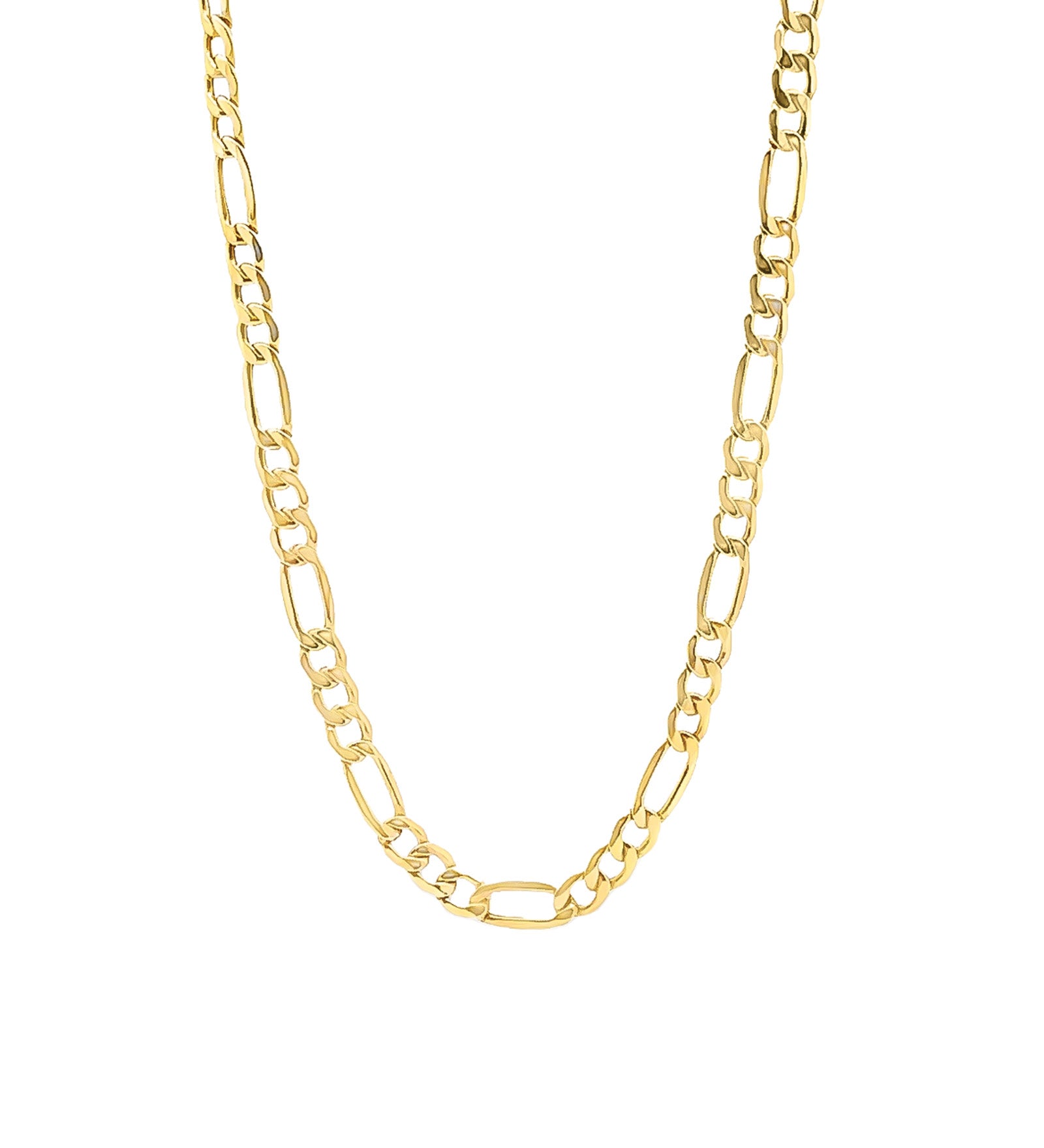 XL Figaro Chain Necklace 14k Yellow Gold