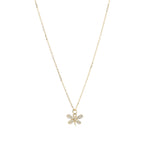 Pavé Dragonfly Cable Necklace 14k Yellow Gold, Diamond