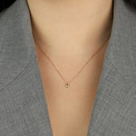 Goldhive-Tiny Heart Diamond Cut Cable Necklace-Necklaces-Blue Ruby Jewellery-Vancouver Canada