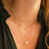 Goldhive-Faceted Beaded Necklace | 2mm-Necklaces-Blue Ruby Jewellery-Vancouver Canada