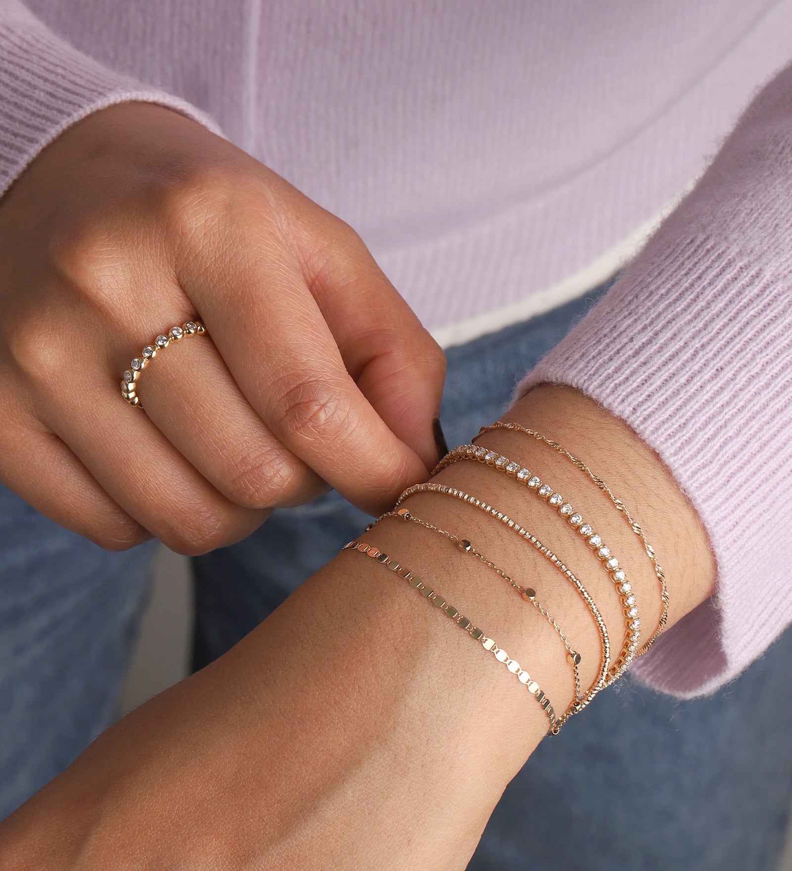 Goldhive-Valentino Bracelet-Bracelets-Blue Ruby Jewellery-Vancouver Canada