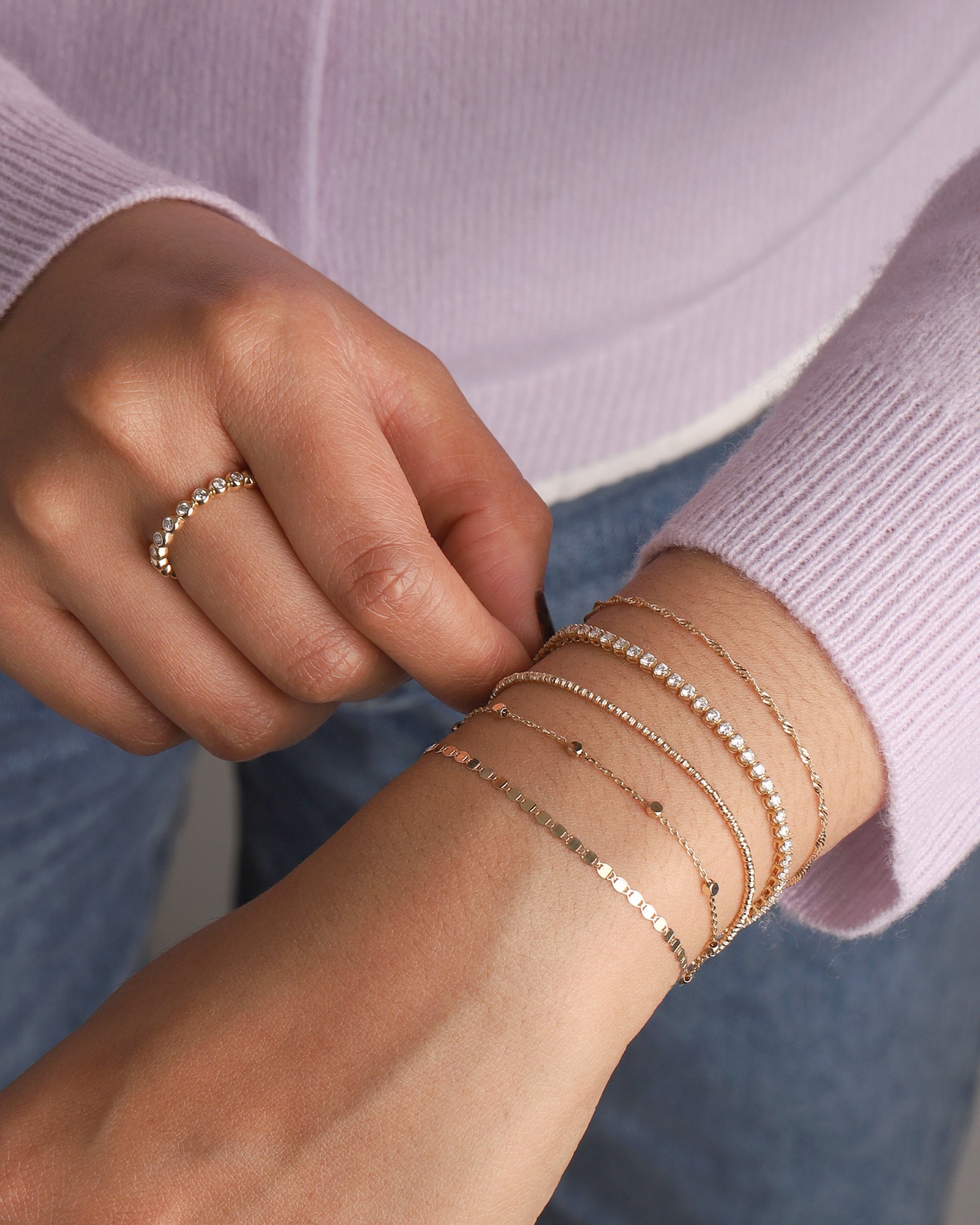 Goldhive-Valentino Bracelet-Bracelets-Blue Ruby Jewellery-Vancouver Canada