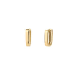 Oval Huggies 10k Yellow Gold