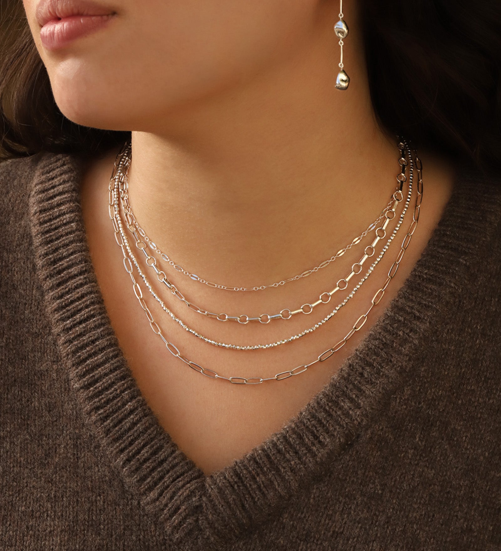 Goldhive-Faceted Beaded Necklace | 2mm-Necklaces-Blue Ruby Jewellery-Vancouver Canada
