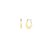 Goldhive-Tapered Huggies | 17mm-Earrings-Blue Ruby Jewellery-Vancouver Canada