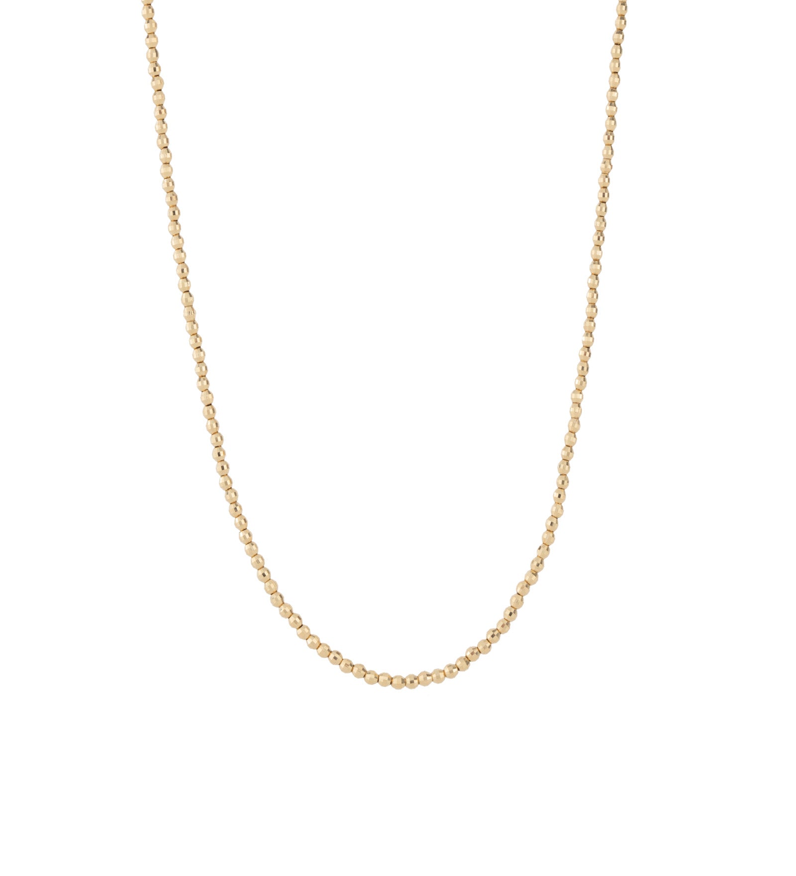 Goldhive-Faceted Beaded Necklace | 2mm-Necklaces-Blue Ruby Jewellery-Vancouver Canada