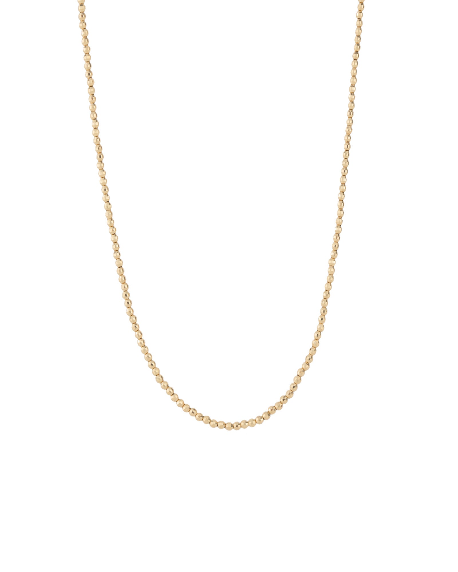 Goldhive-Faceted Beaded Necklace | 2mm-Necklaces-Blue Ruby Jewellery-Vancouver Canada