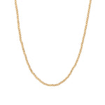 Goldhive-Faceted Beaded Necklace | 2mm-Necklaces-14k Yellow Gold-Blue Ruby Jewellery-Vancouver Canada