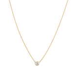 Goldhive-Bezel Diamond Floating Necklace-Necklaces-Blue Ruby Jewellery-Vancouver Canada