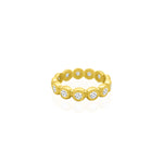 Eternity Bezel Diamond Ring 14k Yellow Gold, Diamond / 7