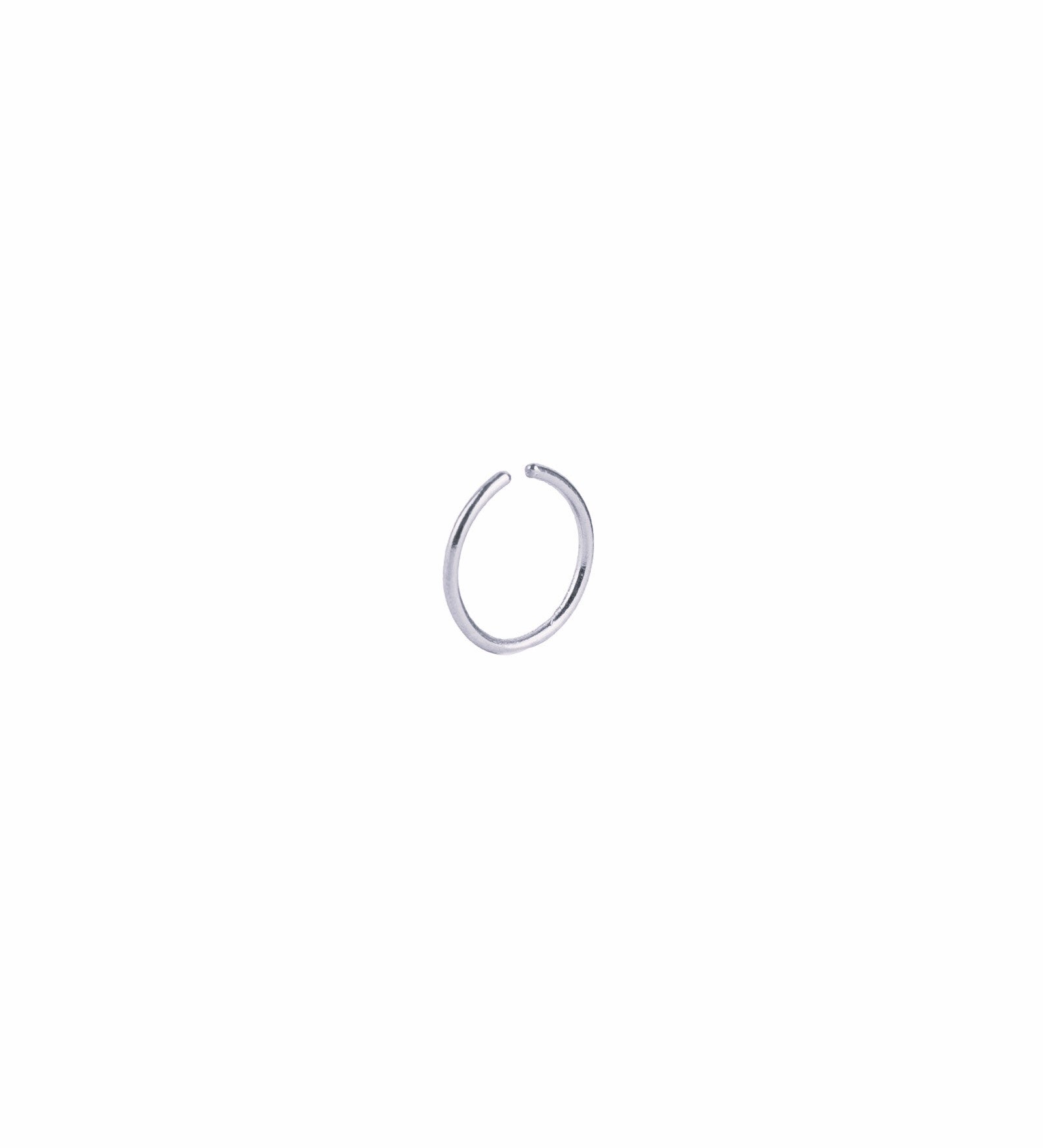 Goldhive-Nose Ring-Body Jewellery-14k White Gold-Blue Ruby Jewellery-Vancouver Canada