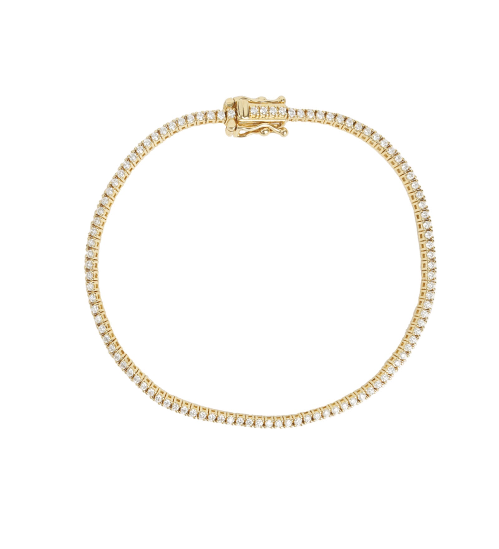 Goldhive-Tennis Diamond Bracelet | 2.5mm-Bracelets-Blue Ruby Jewellery-Vancouver Canada