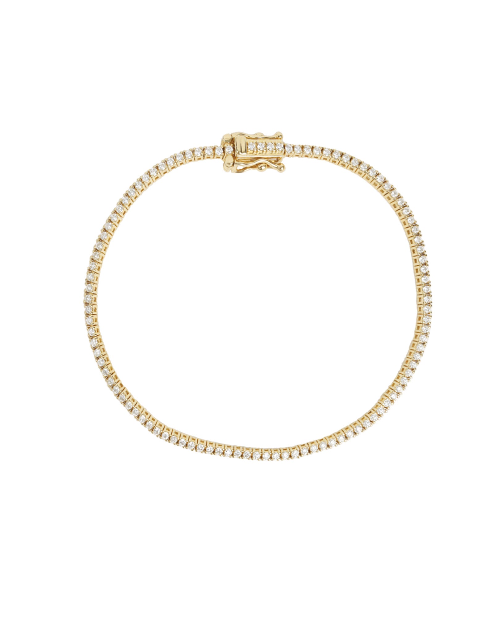 Goldhive-Tennis Diamond Bracelet | 2.5mm-Bracelets-Blue Ruby Jewellery-Vancouver Canada