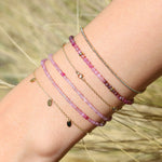 Oval Disc Drop Bracelet 10k Yellow Gold