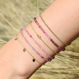 Oval Disc Drop Bracelet 10k Yellow Gold