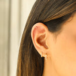Goldhive-Round CZ Cartilage Stud-Earrings-Blue Ruby Jewellery-Vancouver Canada