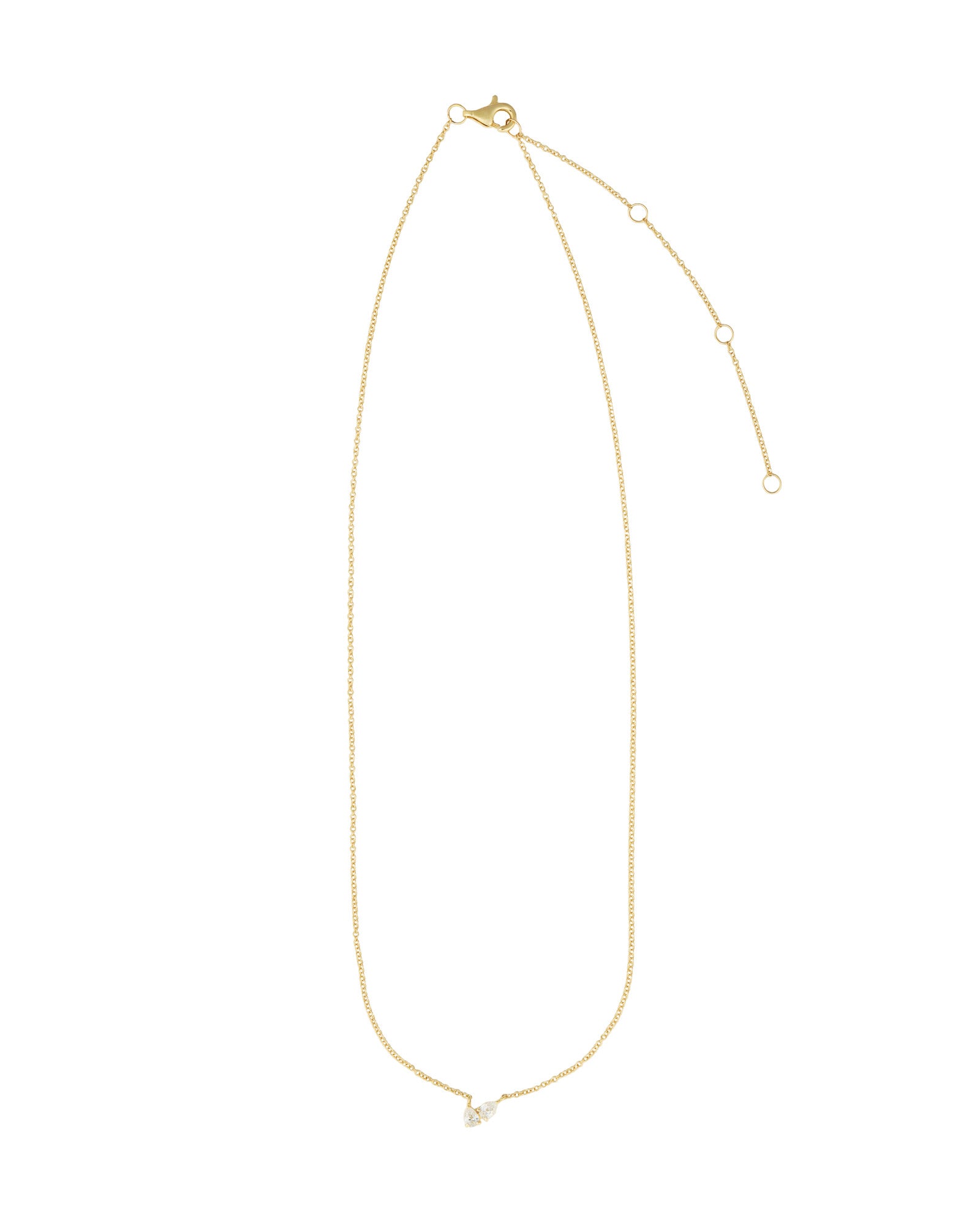 Goldhive-Toi Et Moi Diamond Necklace-Blue Ruby Jewellery-Vancouver Canada