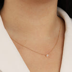 Goldhive-Toi Et Moi Diamond Necklace-Blue Ruby Jewellery-Vancouver Canada