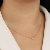 Goldhive-Toi Et Moi Diamond Necklace-Blue Ruby Jewellery-Vancouver Canada