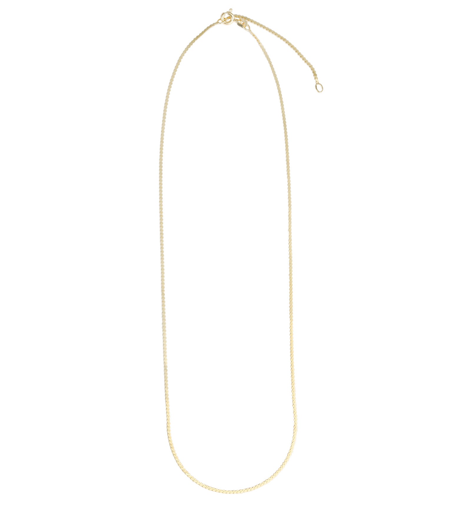 Goldhive-Serpentine Chain Necklace-Necklaces-Blue Ruby Jewellery-Vancouver Canada