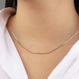 Goldhive-Serpentine Chain Necklace-Necklaces-Blue Ruby Jewellery-Vancouver Canada