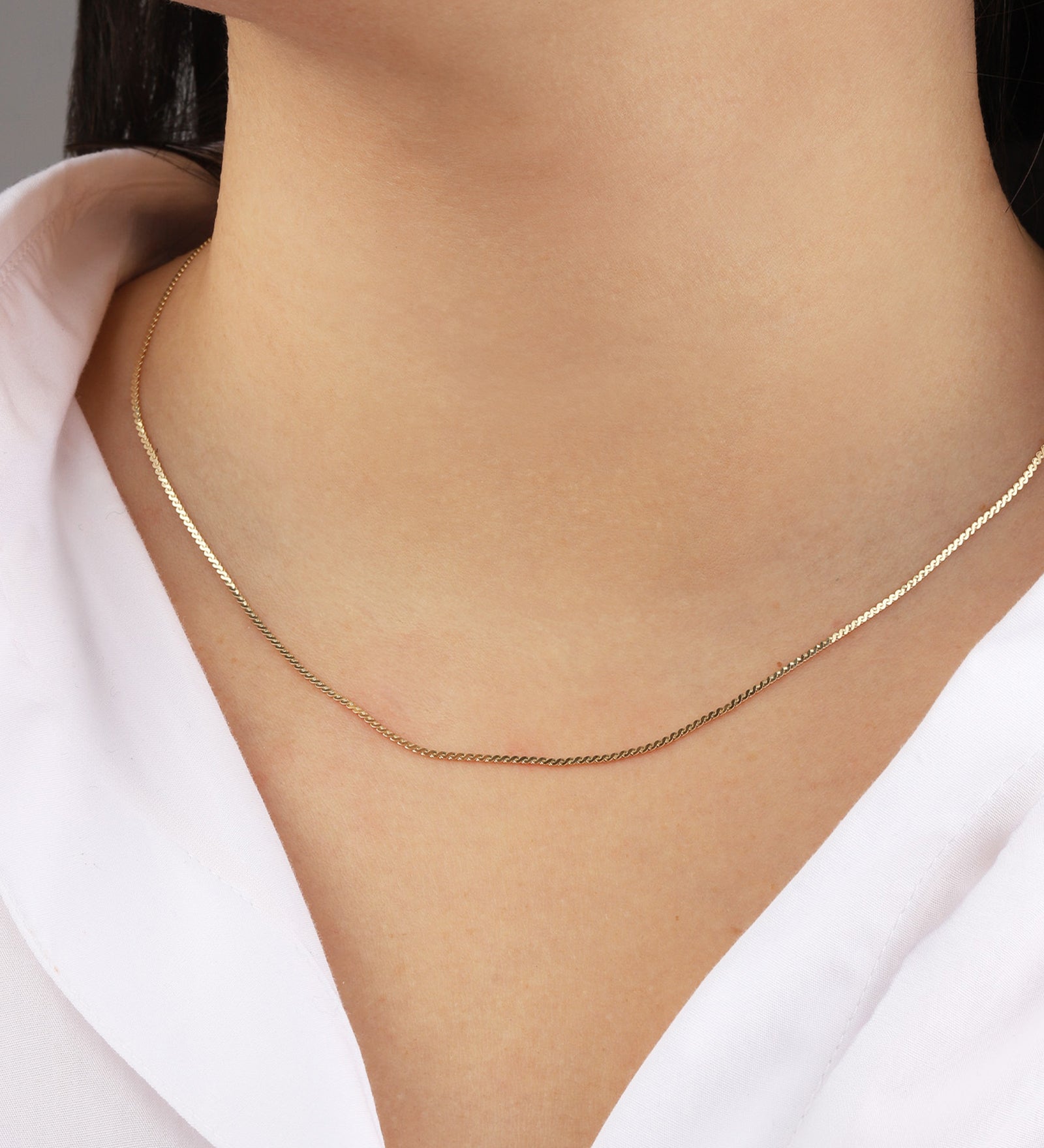 Goldhive-Serpentine Chain Necklace-Necklaces-Blue Ruby Jewellery-Vancouver Canada