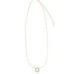 Goldhive-Star of David Diamond Bezel Necklace-Blue Ruby Jewellery-Vancouver Canada