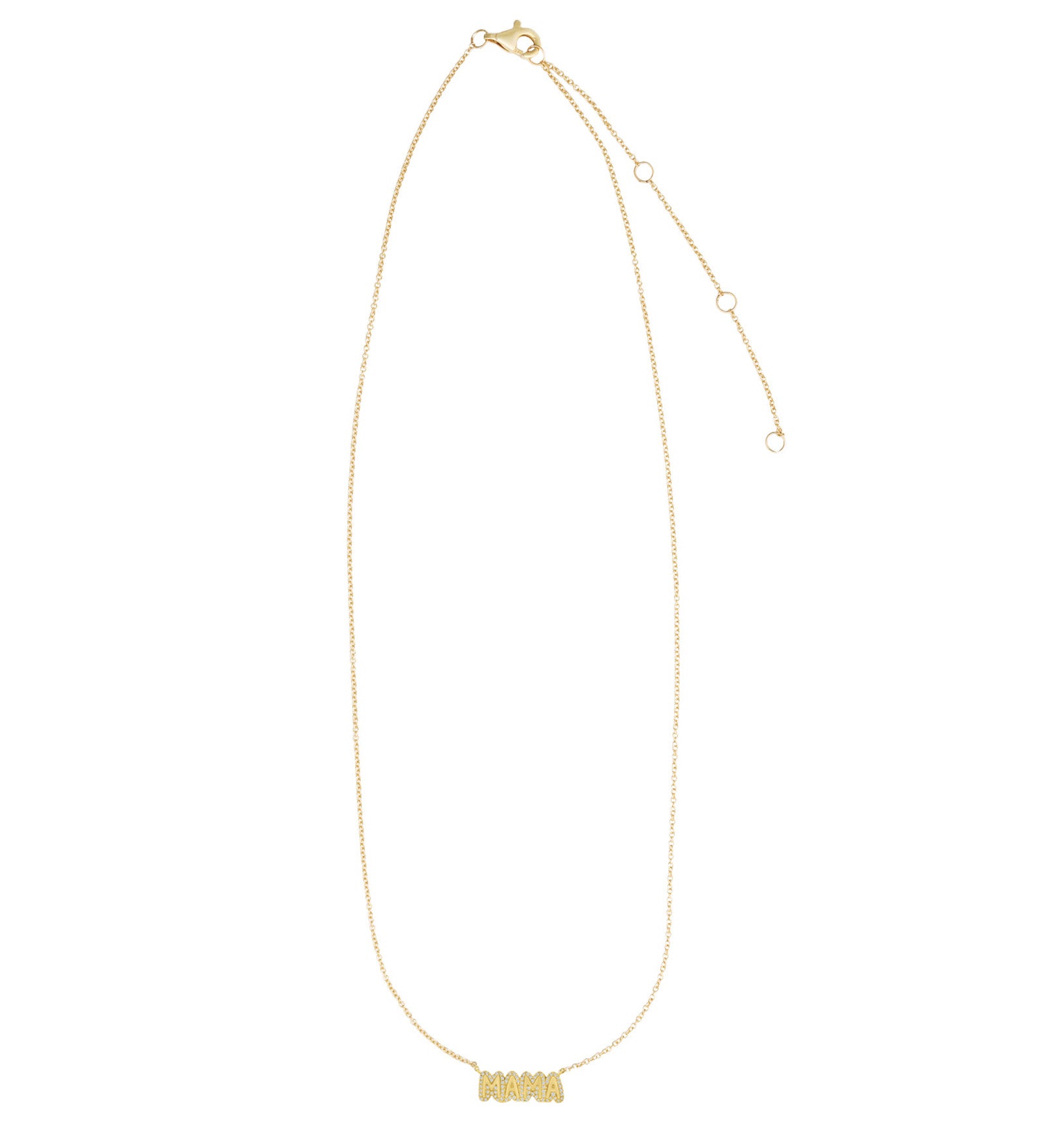 Goldhive-Diamond Mama Necklace-Blue Ruby Jewellery-Vancouver Canada