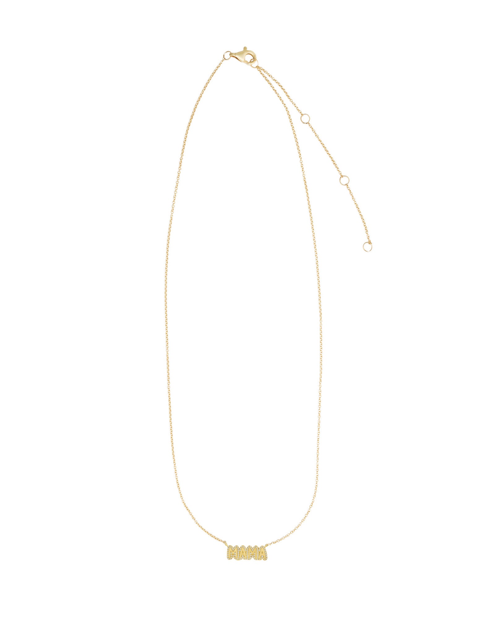 Goldhive-Diamond Mama Necklace-Blue Ruby Jewellery-Vancouver Canada