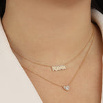Goldhive-Diamond Mama Necklace-Blue Ruby Jewellery-Vancouver Canada