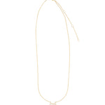 Goldhive-Five Baguette Diamond Necklace-Blue Ruby Jewellery-Vancouver Canada