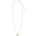 Goldhive-East-West Oval Stone Necklace-Blue Ruby Jewellery-Vancouver Canada