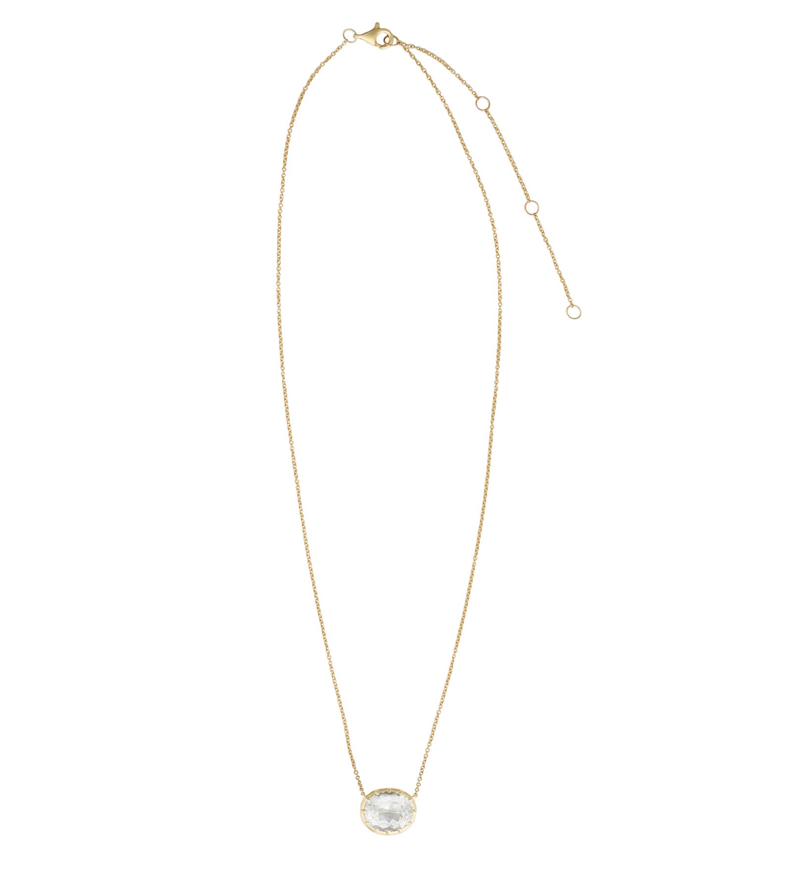 Goldhive-East-West Oval Stone Necklace-Blue Ruby Jewellery-Vancouver Canada