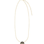 Goldhive-Evil Eye Sunburst Necklace-Blue Ruby Jewellery-Vancouver Canada