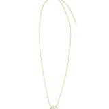 Goldhive-Spiked Oval Necklace-Blue Ruby Jewellery-Vancouver Canada