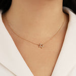 Goldhive-Star of David Diamond Necklace-Blue Ruby Jewellery-Vancouver Canada