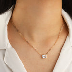 Goldhive-East-West Stone Necklace-Blue Ruby Jewellery-Vancouver Canada