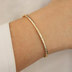 Goldhive-Celestial Diamond Studded Bangle-Bracelets-Blue Ruby Jewellery-Vancouver Canada