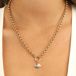 Goldhive-Evil Eye Marquise Charm-Necklaces-Blue Ruby Jewellery-Vancouver Canada