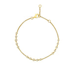 Goldhive-Gradual Diamond Bezel Bracelet-14k Yellow Gold, Diamond-Blue Ruby Jewellery-Vancouver Canada