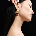 Heaven Mayhem-Double Knot Studs-Earrings-Blue Ruby Jewellery-Vancouver Canada