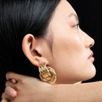 Heaven Mayhem-Double Knot Studs-Earrings-Blue Ruby Jewellery-Vancouver Canada