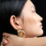 Heaven Mayhem-Double Knot Studs-Earrings-Blue Ruby Jewellery-Vancouver Canada