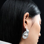 Heaven Mayhem-Double Knot Studs-Earrings-Blue Ruby Jewellery-Vancouver Canada