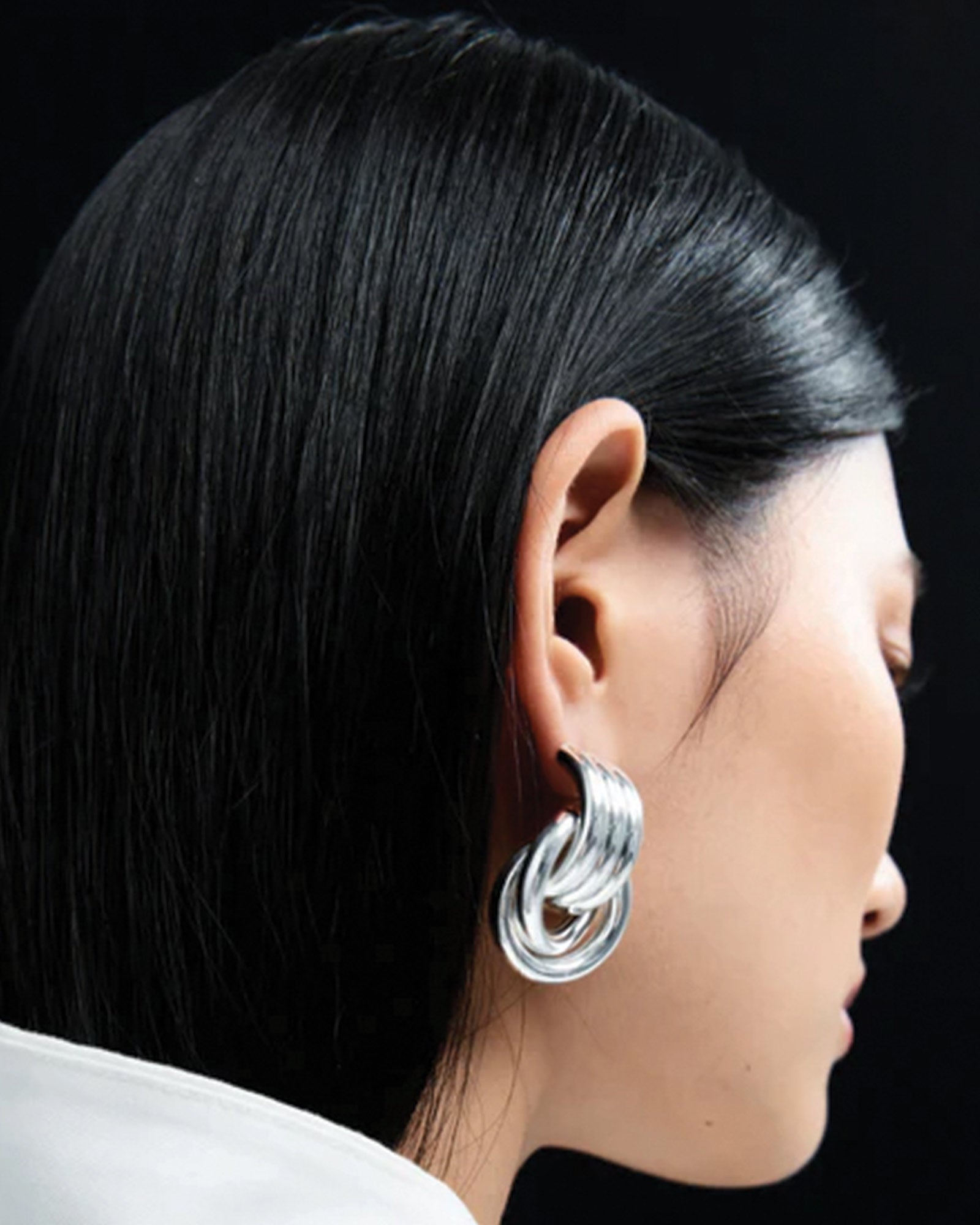 Heaven Mayhem-Double Knot Studs-Earrings-Blue Ruby Jewellery-Vancouver Canada