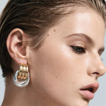 Heaven Mayhem-Double Knot Studs-Earrings-Blue Ruby Jewellery-Vancouver Canada