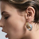 Heaven Mayhem-Double Knot Studs-Earrings-Blue Ruby Jewellery-Vancouver Canada