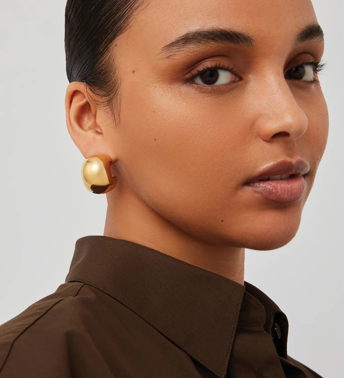 Jenny Bird-Gemma Hoops-Earrings-Blue Ruby Jewellery-Vancouver Canada