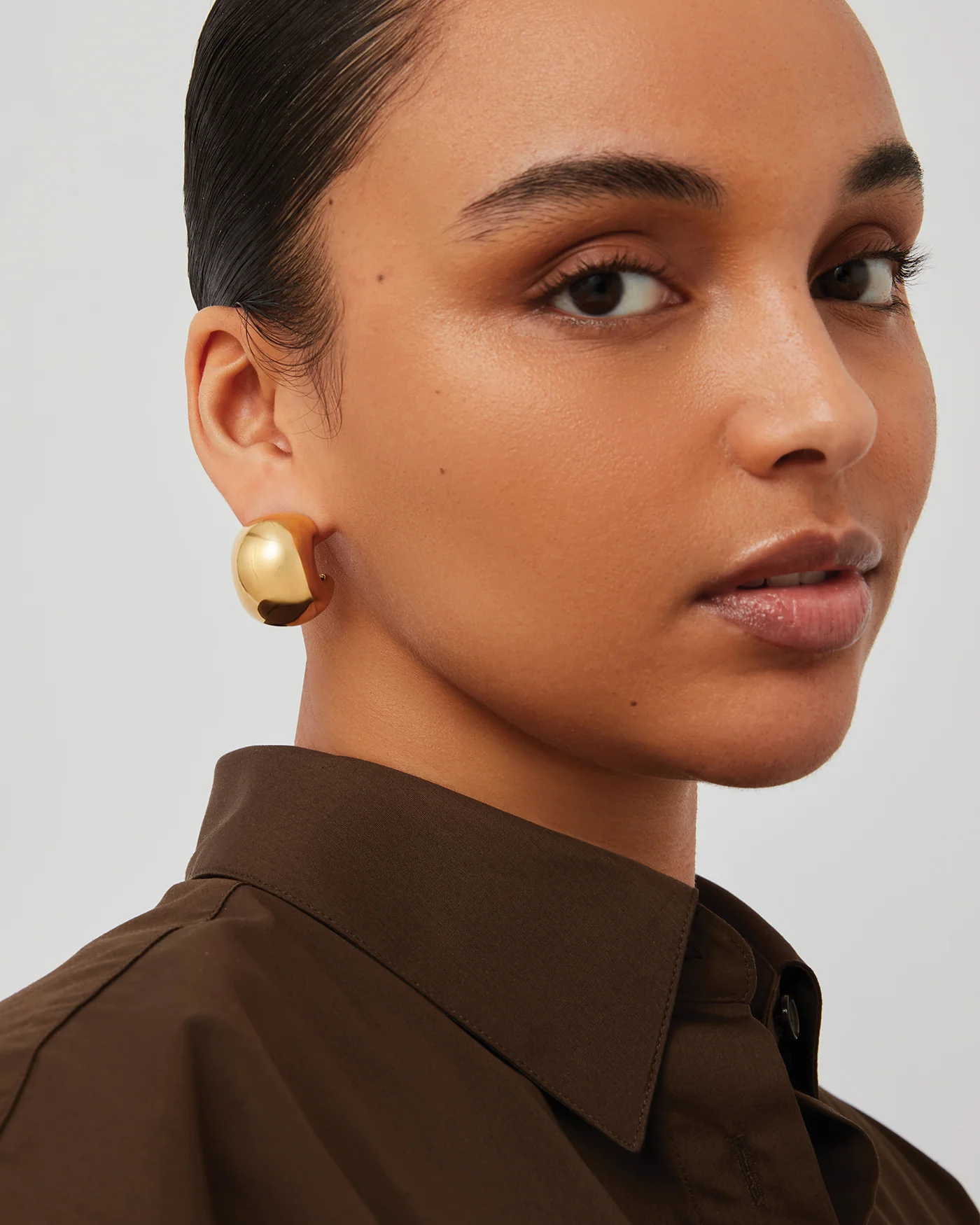 Jenny Bird-Gemma Hoops-Earrings-Blue Ruby Jewellery-Vancouver Canada