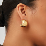 Jenny Bird-Gemma Hoops-Earrings-Blue Ruby Jewellery-Vancouver Canada